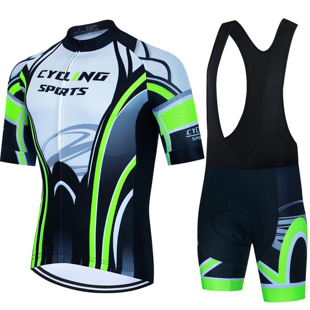 CYKLOPEDIA Sports Set Men's Cycling Clothing 2023 Bike Bib Blouse Bicycle Clothes Man Summer Pants Gel Shorts Mtb Tricuta Teams