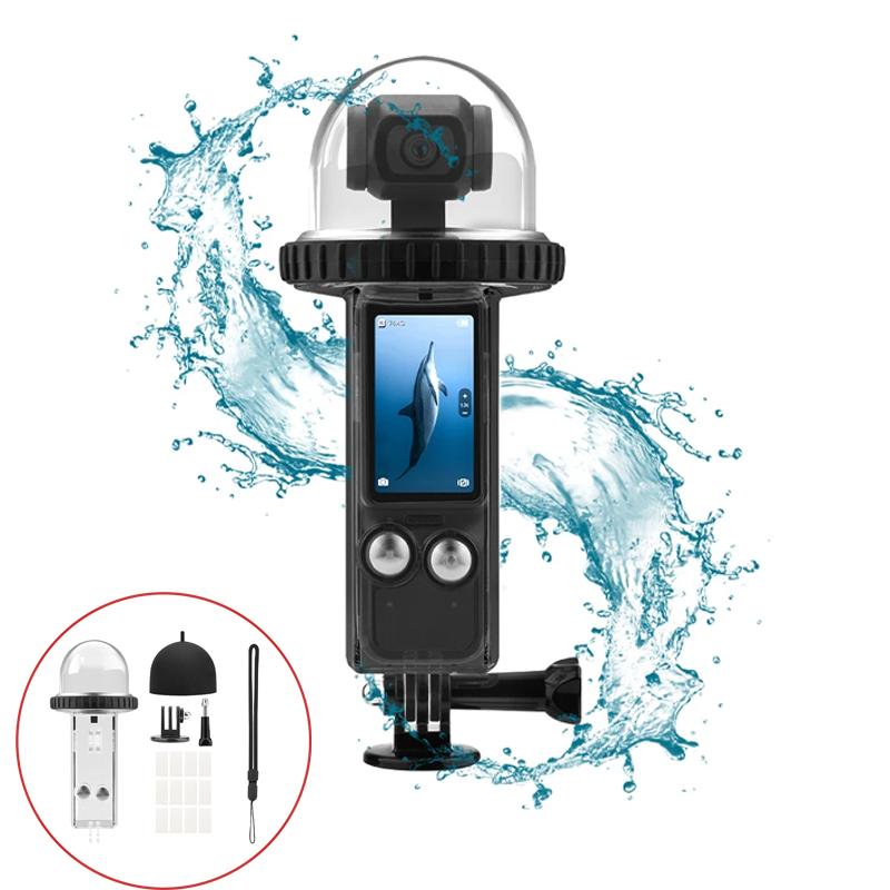 BRDRC 40M Waterproof Case For DJI Osmo Pocket 3 Camera Underwater Diving Housing Cover Protective Shell Surf Accessories