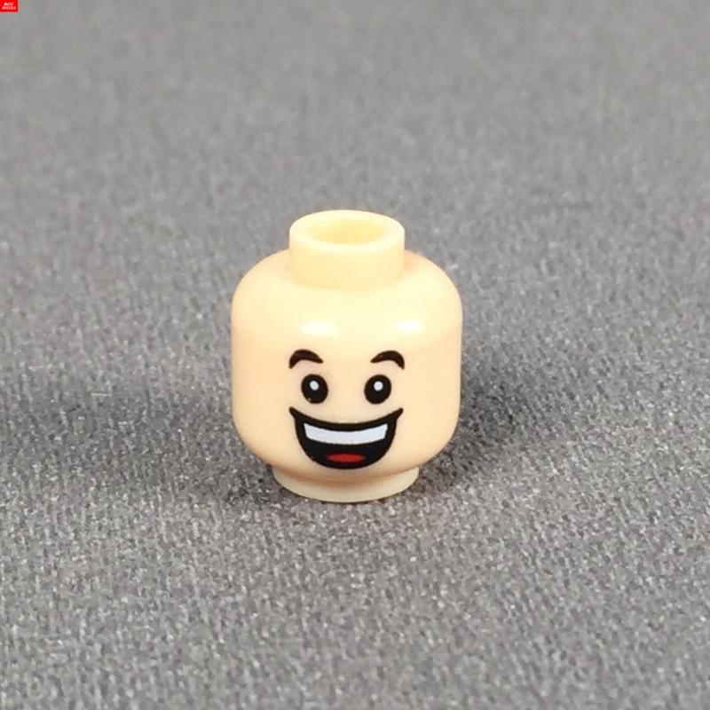 9 шт. Кубики MOC 8034 8046 Традиционное выражение лица: улыбка, смех 4 см Фигурка Лицо Печатная Голова Собранные Строительные Кирпичики Игрушки для Детей
