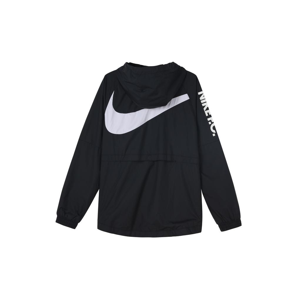Nike ФК. Тканая дышащая футбольная куртка Мужские куртки черные CD6771-011