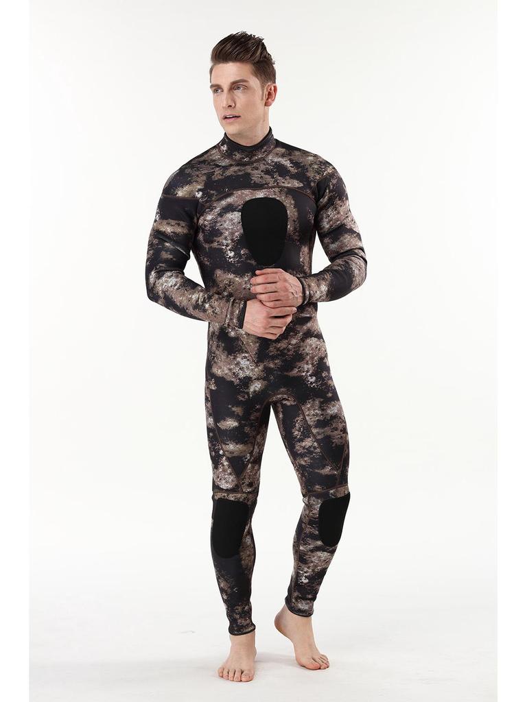3MM Camouflage Neoprene One-Piece Wetsuit for Surfing & Diving