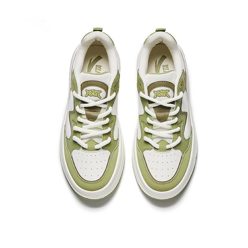 Anta PG 7 Slip Resistant Abrasion Resistant Low top Skateboard Shoes Men's White Green 112538079-3