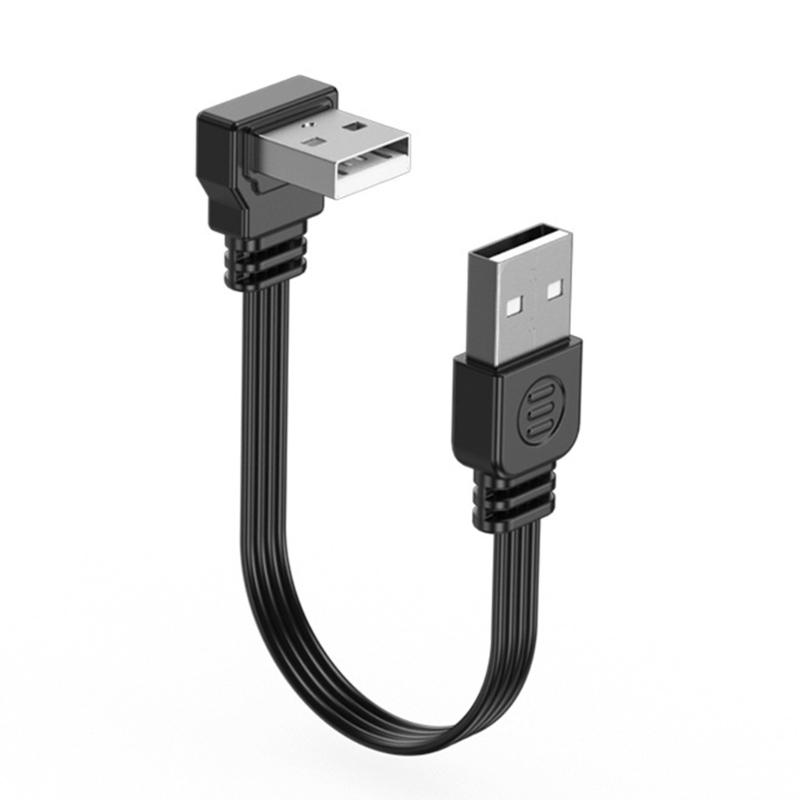 Кабель-адаптер-конвертер USB 2.0 на USB 2.0, длина 5-100 см, поддержка быстрой зарядки 2А и передачи данных 480 Мбит/с