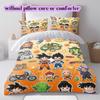 Dragon Ball Unique Anime Duvet Cover 3pcs Set,Printed Cartoon Bedroom Accessories,Cool Fashion Comforter Cover Bedding_LIAN
