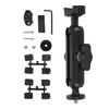 Motorcycle Camera Mount 360 Degree Ball Head Universal Camera Tube Clamp Mount for Insta360 for DJI Action for Bike