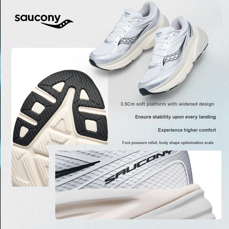 SAUCONY Guard Amr Повседневные кроссовки для ежедневной носки в стиле Y2K ретро, нескользящие, износостойкие, дышащие, с поддержкой, низкие, для бега, унисекс, S28238-6