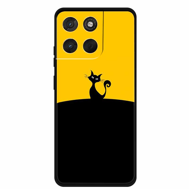 Чехол для Moto G67 G77 Милый Кот Роскошный Мягкий Силиконовый Задний Чехол Чехлы для Телефона для Motorola Moto G77 5G MotoG67 Ударопрочный Fundas