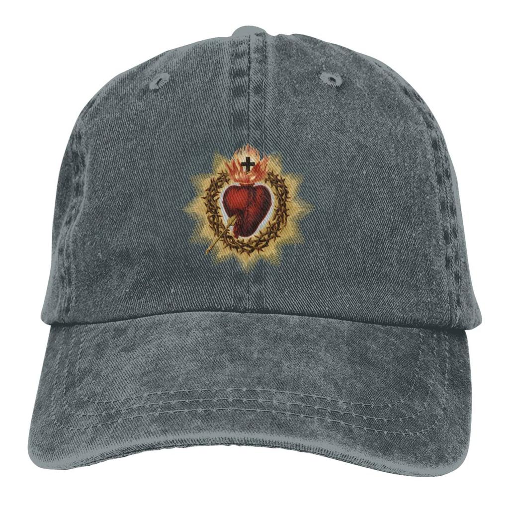 Католическая бейсболка Sacred Heart, шляпы унисекс, WoUnisex, козырек, защита Snapback, кепки с крестом Иисуса Бога