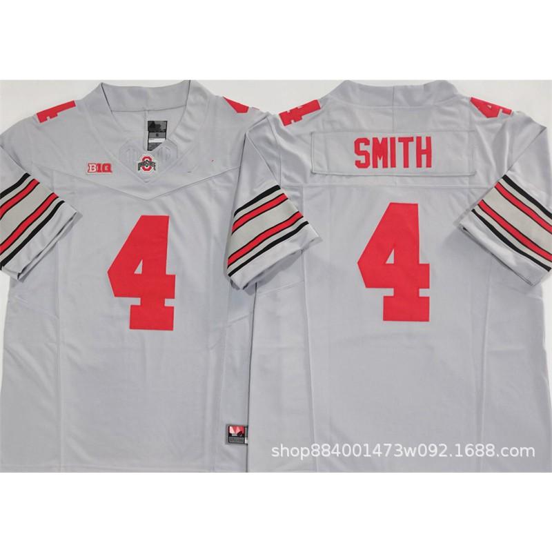 Mens Ohio State Buckeyes Rugby Jersey Training Shirt Cotton Blend Embroidered Football Uniform College Team Practice