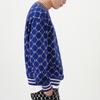New MLB Old Flower Sweatshirts Unisex Navy Blue 3AMTM0724-50NYS