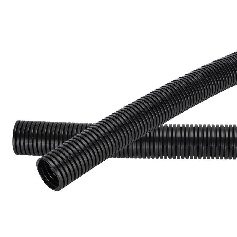 ELECALL Black PP Corrugated Flexible Conduit