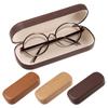Women Men Large Capacity Portable Wood Grain Glasses Box Eyeglasses Case Glasses Holder