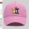 pc Cute Chihuahua Pet Pattern Printed Baseball Cap Suitable Sun Hat for Pet Lovers Comfortable And Lightweight Adjustable St
