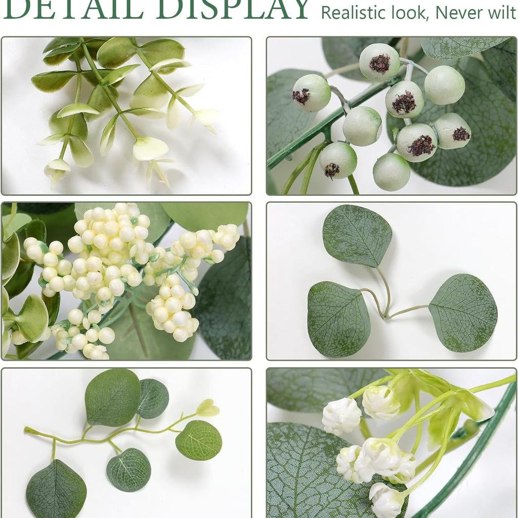 Simulation Eucalyptus Vine Eucalyptus Vine Home Wedding Simulation Green Plant Christmas Decoration Vine
