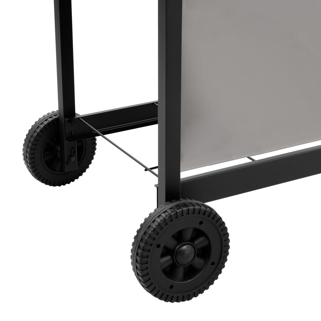 4 Burner Gas Grill in Black and Silver