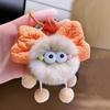 Cute Rabbit Rex Bow Briquettes Elf Action Bag Hanging Cartoon Plush Keychain Toy