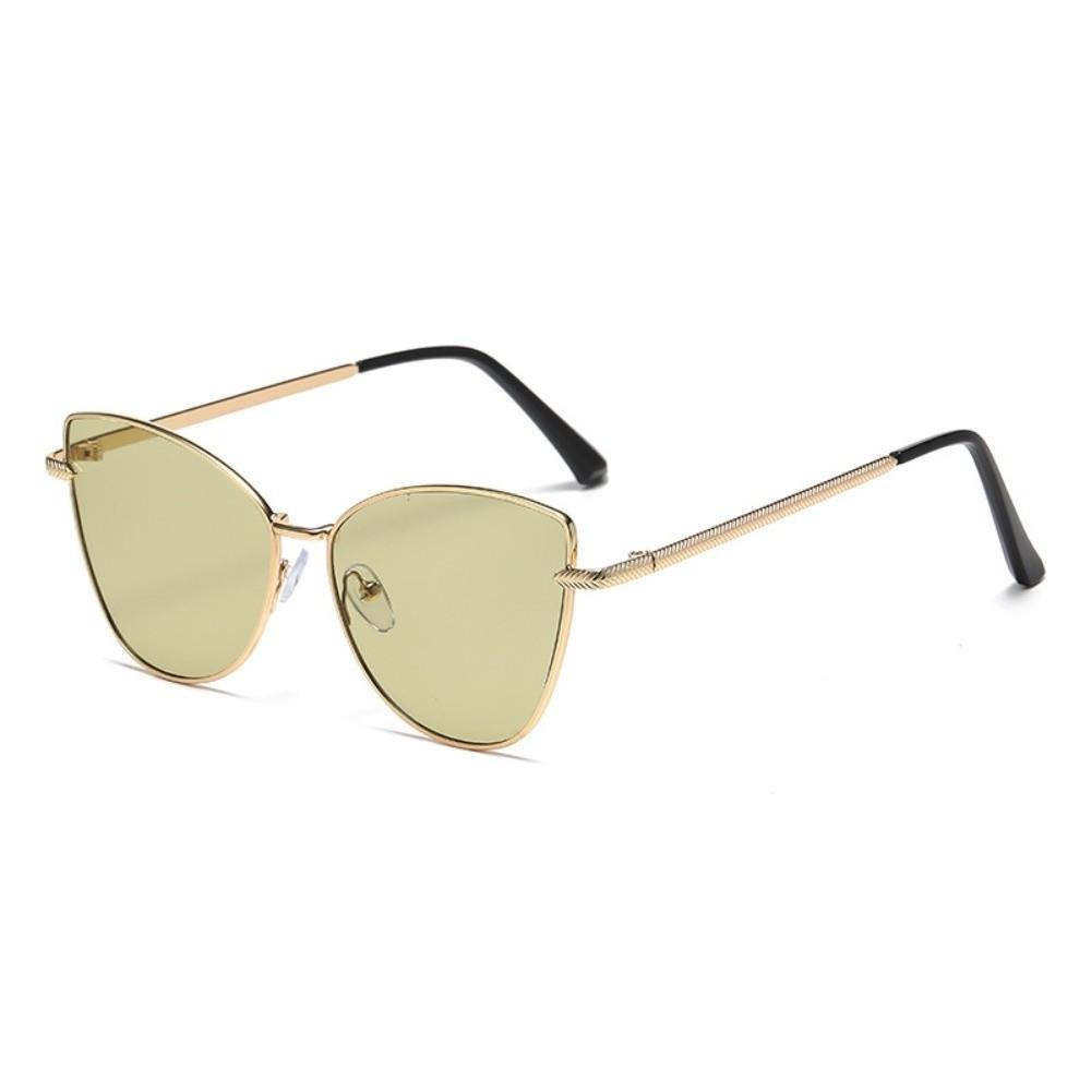 Multicolor Cat Eye Sunglasses Zinc Zinc Alloy Frame Big Frame Sun Glasses Vintage UV400 Eyewear Selfie