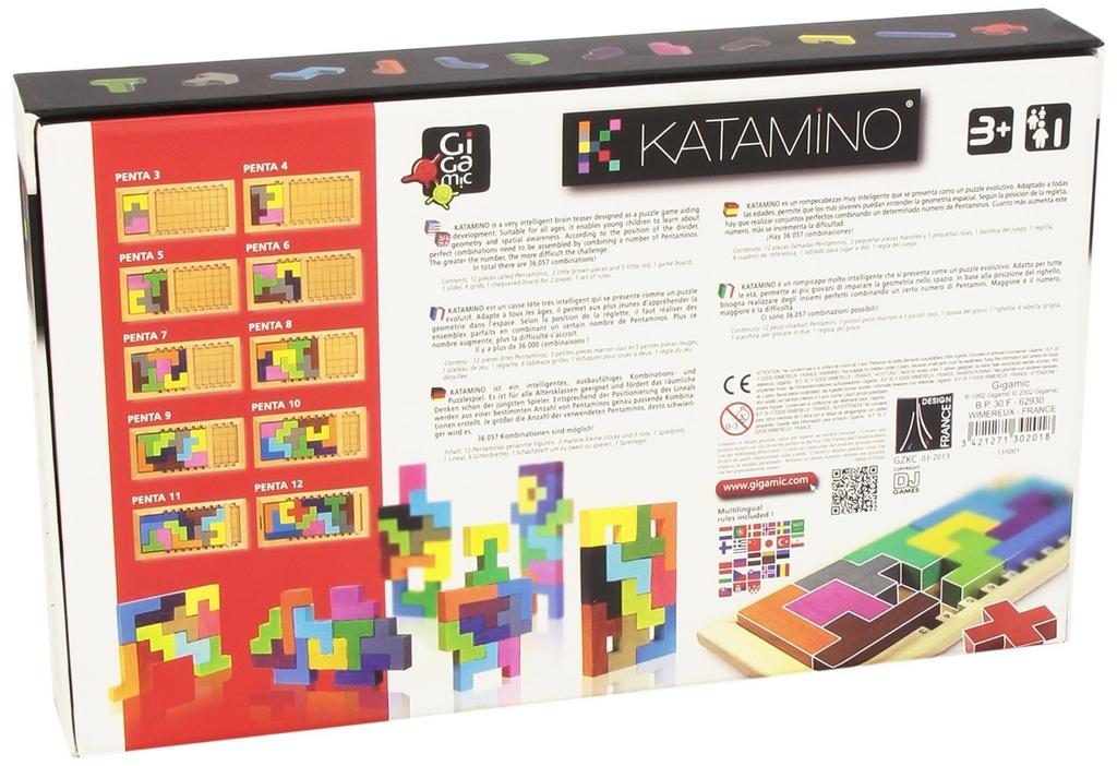 Gigamic KATAMINO Puzzle [Regular Import] Game…