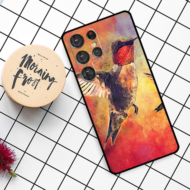Чехол Колибри для Samsung Galaxy S25 Ultra S23 S22 S21 S20 S24 Ultra S9 S10 Plus S25 FE Чехол для телефона
