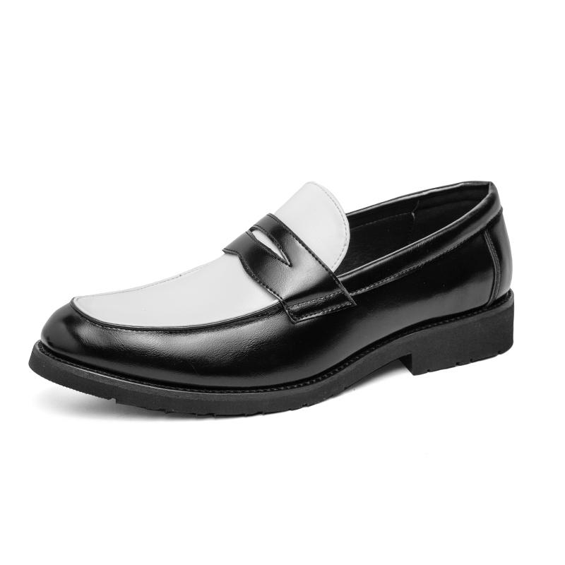 Fashion Luxury Brand Fashion Pointed Toe Dress Shoes Slip On Men Loafers Patent Leather Shoes for Men Formal Party Mariage Wedding Shoes
