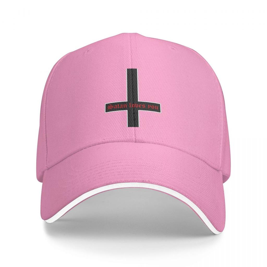 Бейсбольная кепка унисекс с лентой для женщин, Snapback Сатана любит тебя, роскошная шляпа унисекс, шляпа от солнца, детская кепка, женская кепка