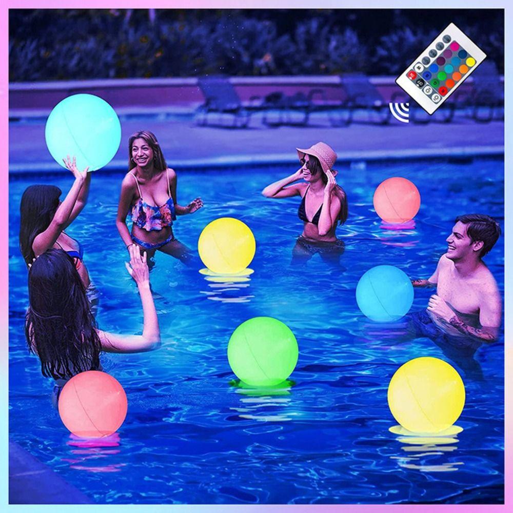 Color-Changing Lights Inflatable LED Ball Remote Control Large Inflatable LED Balls  Beach Parties