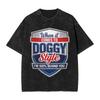 A Dog Dad Washed T Shirts Streetwear Hip Hop Retro T-Shirt When It Comes To Doggy Style Tees for Men Women 100% Cotton Oversize
