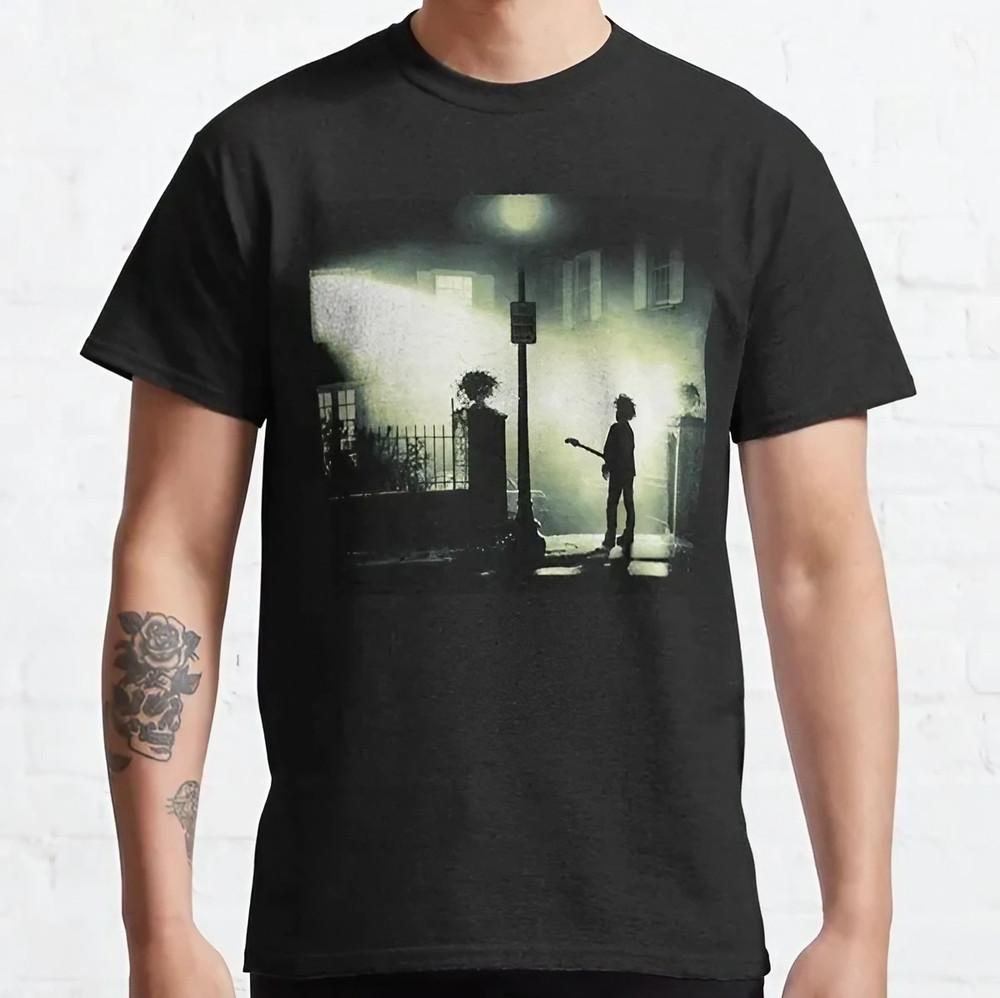 NEW LMTD T-SHIRT THE CURE The Exorcist Mashup The Curexorcist Classic Gothic Tee