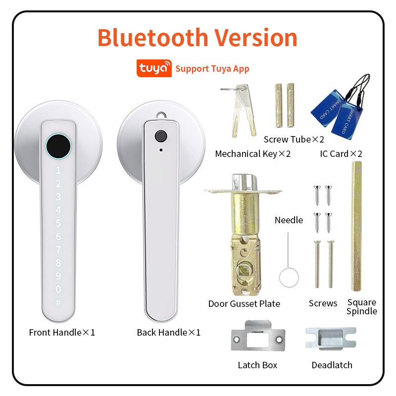 Умный Bluetooth-замок для дверей с отпечатком пальца Graffiti для внутренних деревянных дверей – Настраиваемый