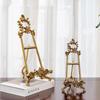 Creative Frame Bracket Gold Display Storage Rack Retro Style Plate Display Stand  Bedroom Decor