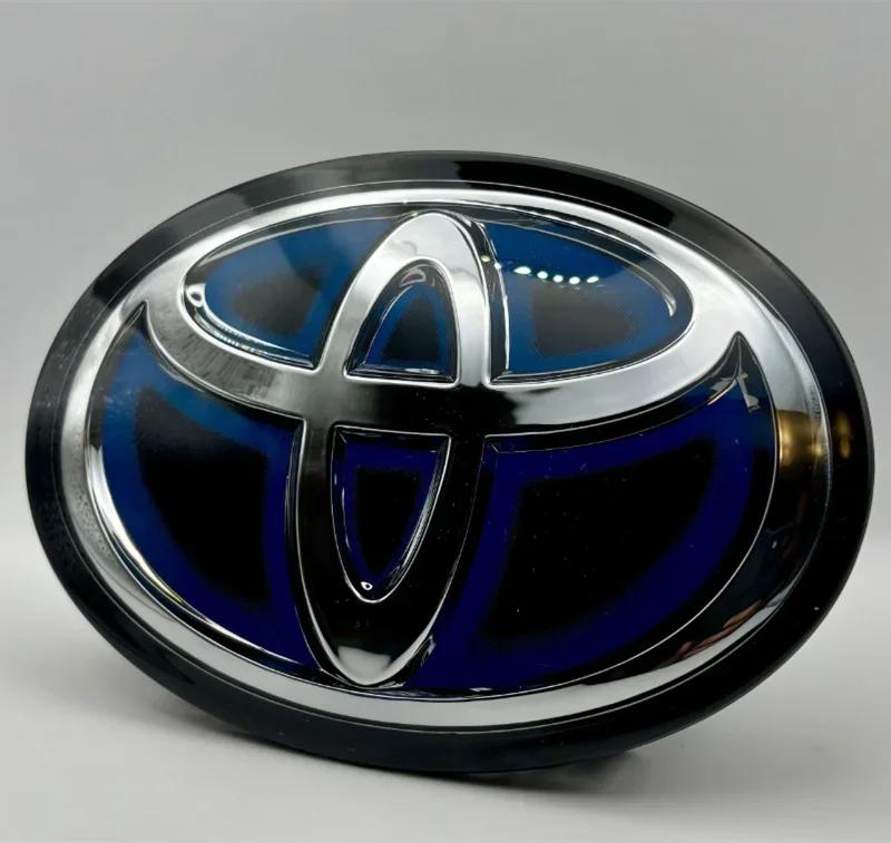AACR1 3D Car Hybrid Logo Front Grill Hood trunk Emblem for Toyota Corolla Camry RAV4 Hilux CHR Highlander Yaris Vios Alphard HRV Reiz
