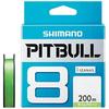Shimano (SHIMANO) PE Line Pitbull 8 Strings 200m 0.6 Lime Green 14.5 lb PL-M68R