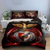 Golden Eagle with Red Globe Design Bedding Duvet Cover Set Duvet Cover Pillowcases  (1 * Duvet Cover 2 * Pillowcases, without duvet insert)