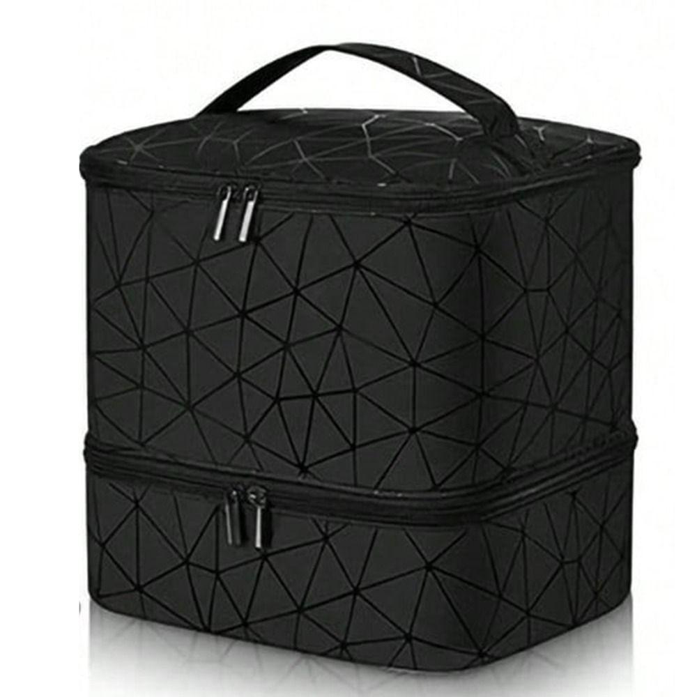 Органайзер для лака для ногтей из искусственной кожи вмещает 30 бутылок, сумка для хранения маникюрных инструментов