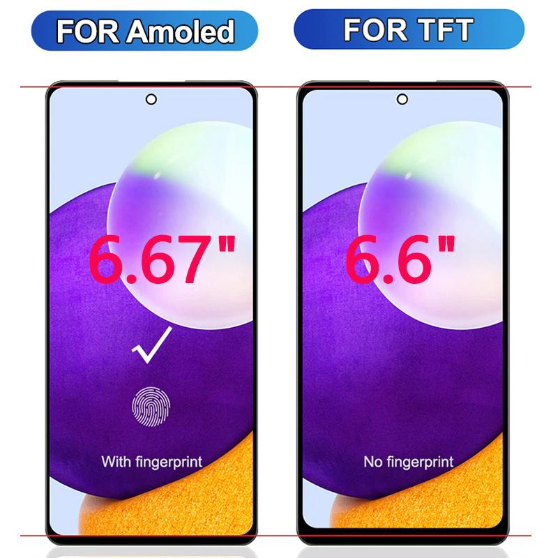 AMOLED Дисплей для Samsung Galaxy A73 5G A736B A736B/DS LCD Дисплей Сенсорный Экран Дигитайзер для Samsung A73 5G Замена Дисплея