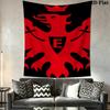 frankfurt football Wall Tapestry Aesthetic Wall Hanging Printed Fabric Blanket Decorative Tapestries for Bedroom Living Room Home Decor