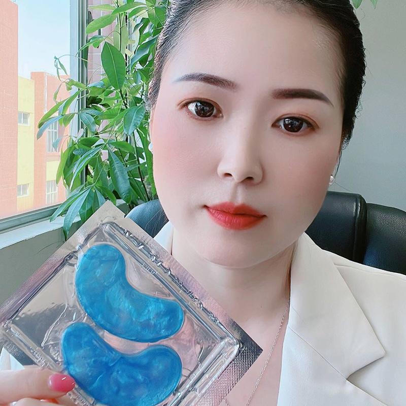 Маска для глаз зеленого цвета, растворимая маска для глаз, цветная маска для глаз для женщин и мужчин