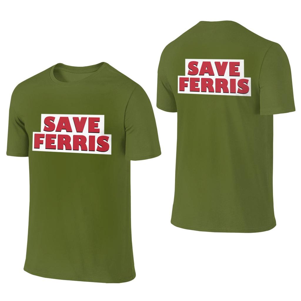 Save Ferris Unisex Reversible Tshirt Urban Casual Simple Prints Unisexs Tshirts