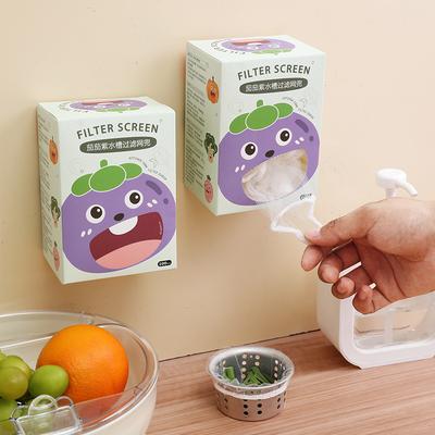 Сетку для кухонной раковины можно использовать для одновременной очистки раковины, мойки, слива для посуды, слива в полу и слива для мусора.