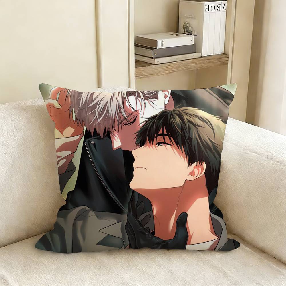 PPassion Bl Anime Pillow Case Living Room Sofa Cushion Cover Suitable For Home Bedroom Room Decoration