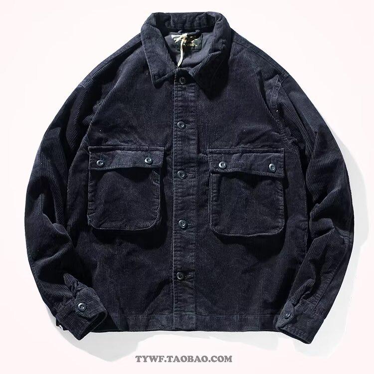 2024 Retro American High Street Unisex Loose Lapel Jacket – Универсальный, модный повседневный дизайн