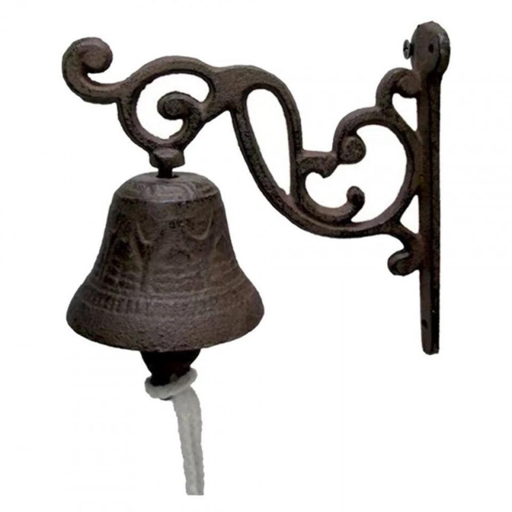 Metal Retro Outdoor Bell Rustic Wall Mounted Bell Welcome Decor Vintage Doorbell  Yard Decor
