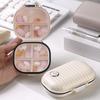 Pill Box Travel Mini Pill Box Lightweight 7 Compartment Weekly Medicine Pill Case Medicine Organizer Medication Pill Organizer