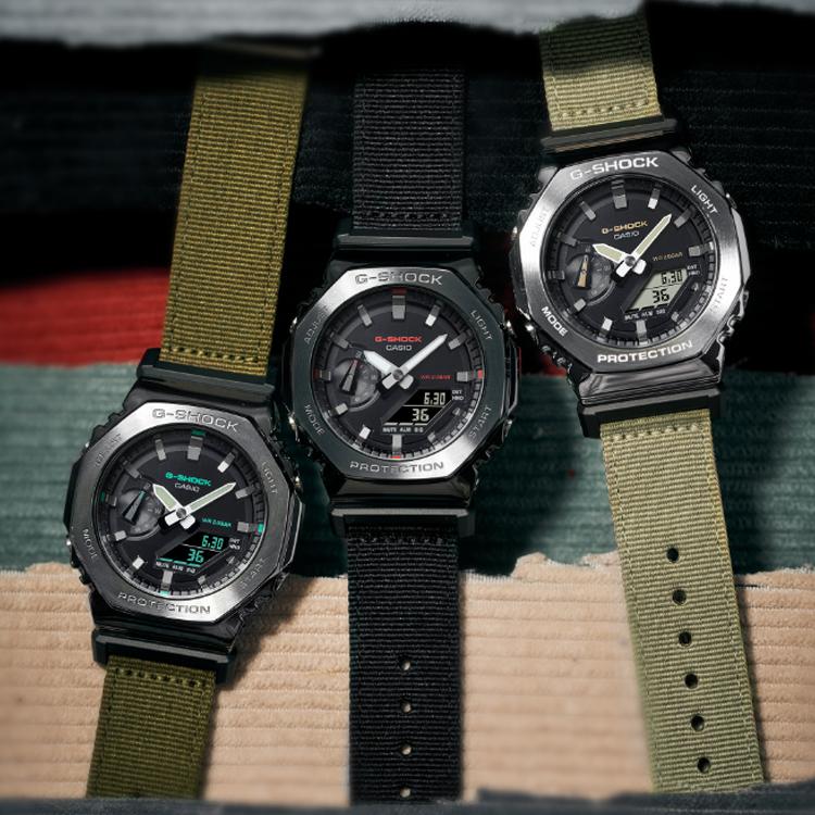 Casio Унисекс Серия Полностью Металлические Черные Часы GM-2100C-5APRT GM-2100C-5APRT