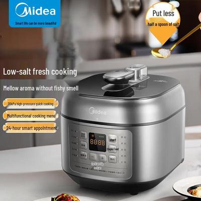 Midea Умная электрическая скороварка 5 л с WiFi и двумя чашами, штепсель CN (адаптер в комплекте)