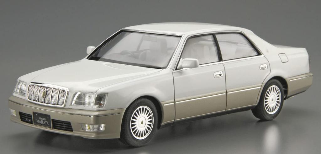 AOSHIMA The Model Car Toyota UZS151 Crown Majesta C Type 1998 Plastic Model 1/24 No.151