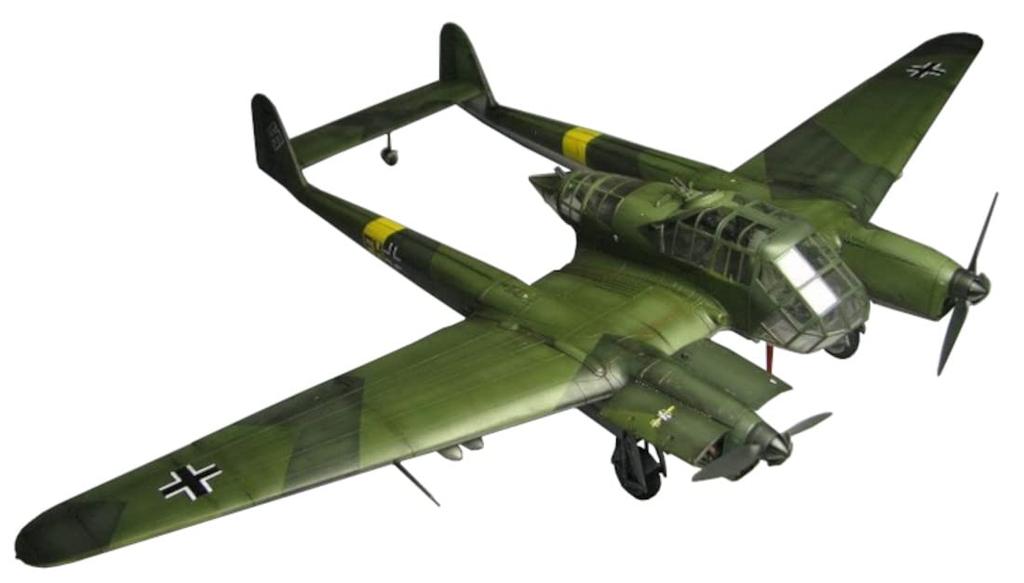 Great Wall Hobby Scale World War II German Reconnaissance Aircraft Plastic Model Kit Molded In Color 1/48 Focke-Wulf Fw189A-2 L4803,