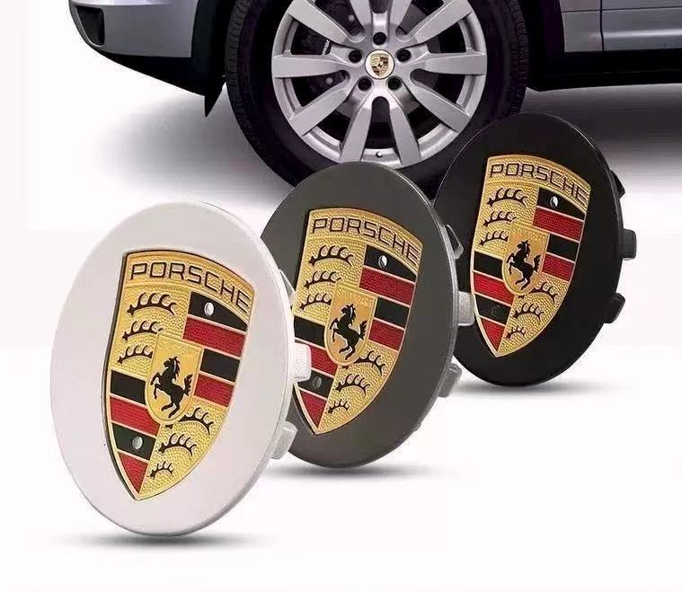 4 шт. 76 мм 65 мм Запасная центральная крышка ступицы колеса Porsche, аксессуары для модификации, подходит для Porsche Panamera Cayenne
