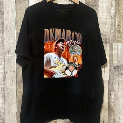 Трендовая футболка Mac DeMarco Черная Хлопок Все размеры S-5XL Подарок Футболка для фаната OM459 Унисекс