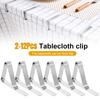 Зажимы для скатертей из нержавеющей стали Держатели для скатертей Зажимы для вечеринок на открытом воздухе Кухня Столовая Бар Текстиль Скатерти